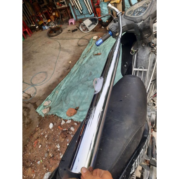 Bô  Tân Hòa đít vát móc căng móc nhẹ lắp cho wave  A.S.RS. 100cm3