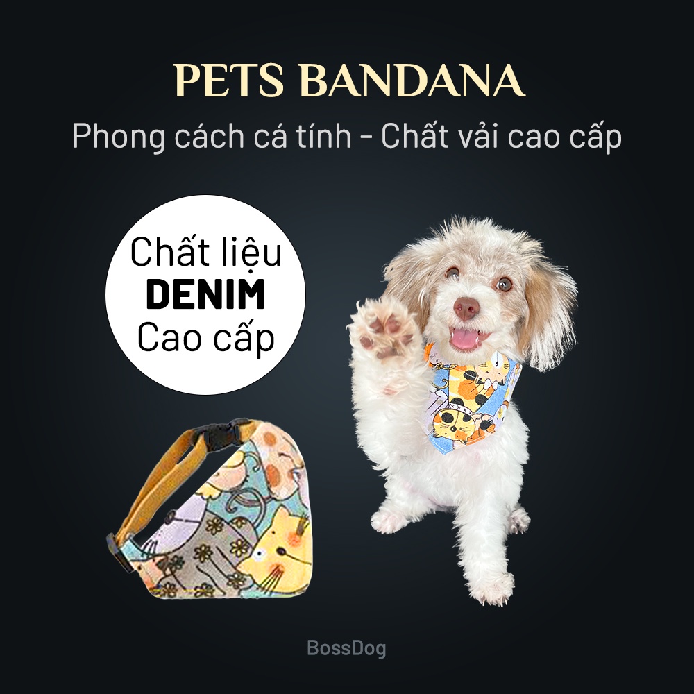 Yếm cổ cho thú cưng Bandanas | BossDog