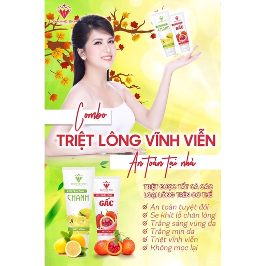 Chính Hãng Kem Tẩy Lông Chanh Gấc