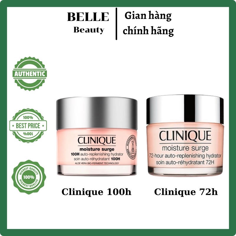 Gel Dưỡng Ẩm Cung Cấp Nước &amp; Tạo Độ Ẩm 100h/72h Clinique Moisture Surge 100-Hour Auto-Replenishing Hydrator.