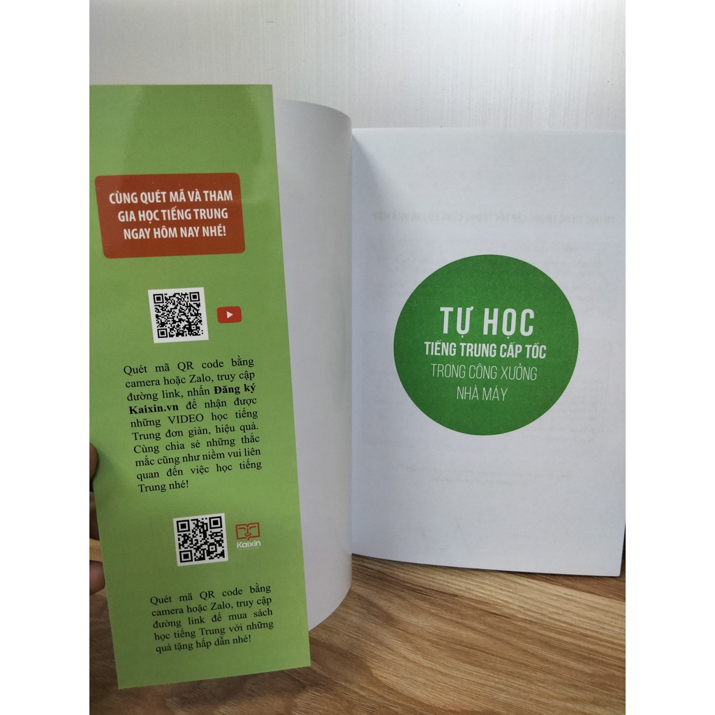 Sách - Tự học tiếng Trung cấp tốc trong công xưởng nhà máy
