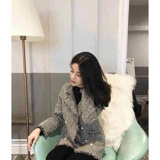 Áo dạ tweed blazer