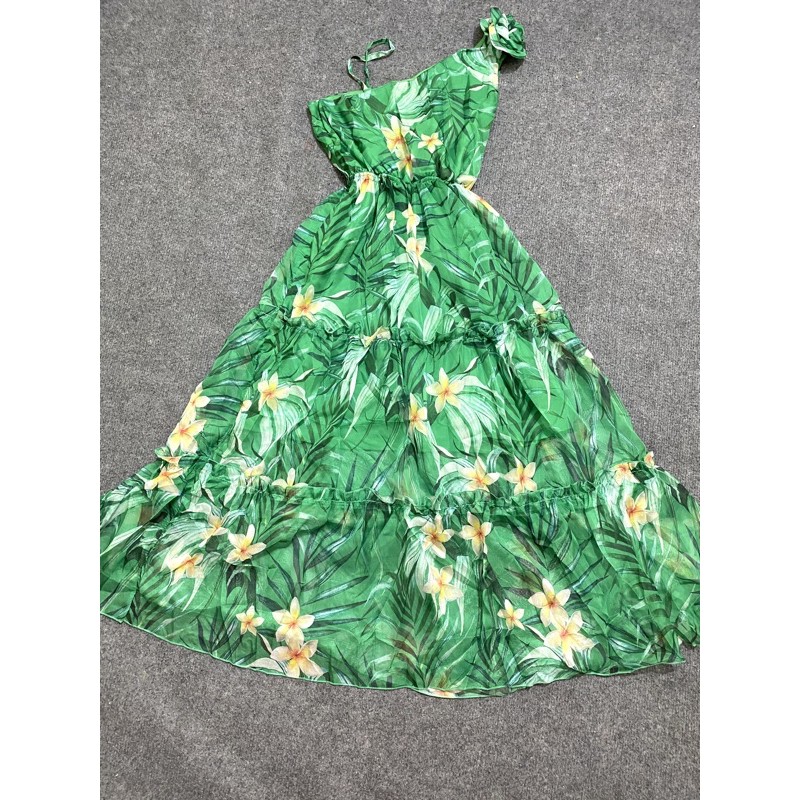 Đầm Cổ Yếm, Váy Maxi Lệch Vai V92, Chất Voan Mềm Mướt, Mầu Đỏ, Xanh, Vàng, Cho Dáng Dài Miên Man, Những Shot Ảnh Để Đời | BigBuy360 - bigbuy360.vn