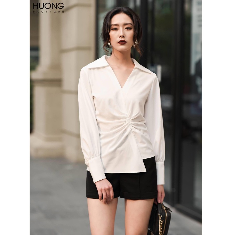 Quần short đen truyền thống nữ HUONG BOUTIQUE HBQS1