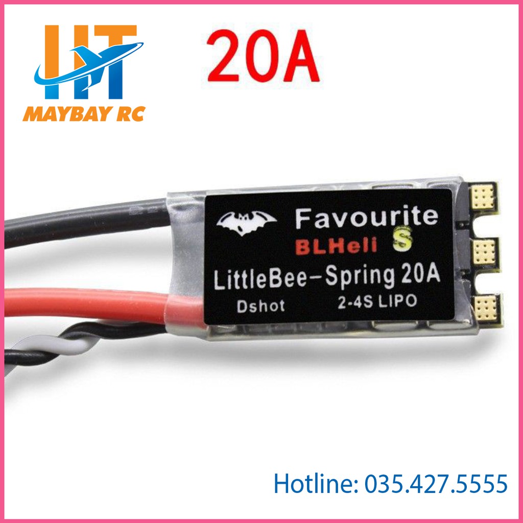 [Mã LIFE0503TOYS giảm 10% đơn 0Đ] Bộ điều tốc Esc BLHeli-s 20A, 30A, 35A dshot600 maybayrc