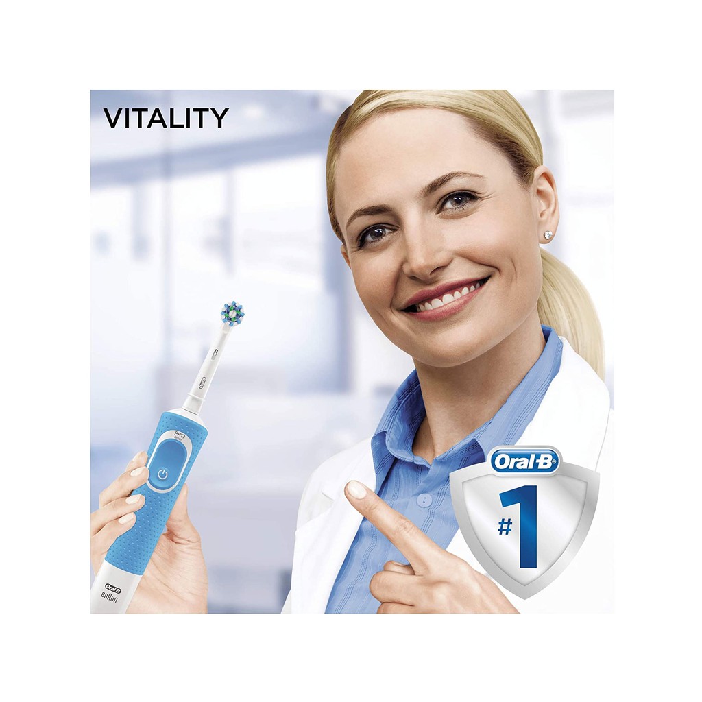 Bàn chải đánh răng Oral-B, hàng chính hãng 100%, bảo hành 24 tháng.