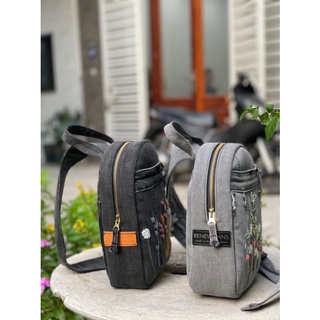 Túi crossbody thêu tay thủ công