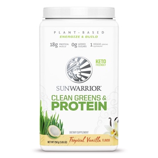 Bột protein cung cấp rau xanh thuần chay - SunWarrior 750g Vị Vanilla