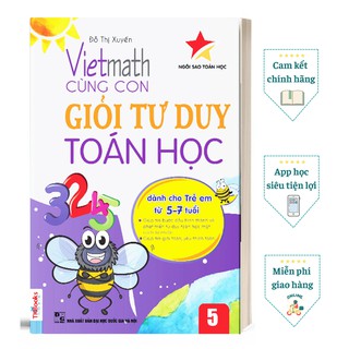 Sách Vietmath cùng con giỏi tư duy toán học 5