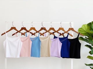 Áo Croptop 2 Dây Phối Ren ( Ảnh Thật )