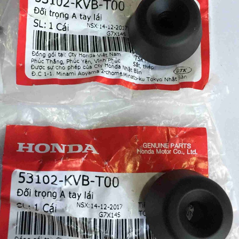 [Rẻ vô địch] Cặp gù tay lái ( đối trọng tay lái ) SH 2020 chính hãng Honda gắn được cho nhiều loại xe giá yêu thương