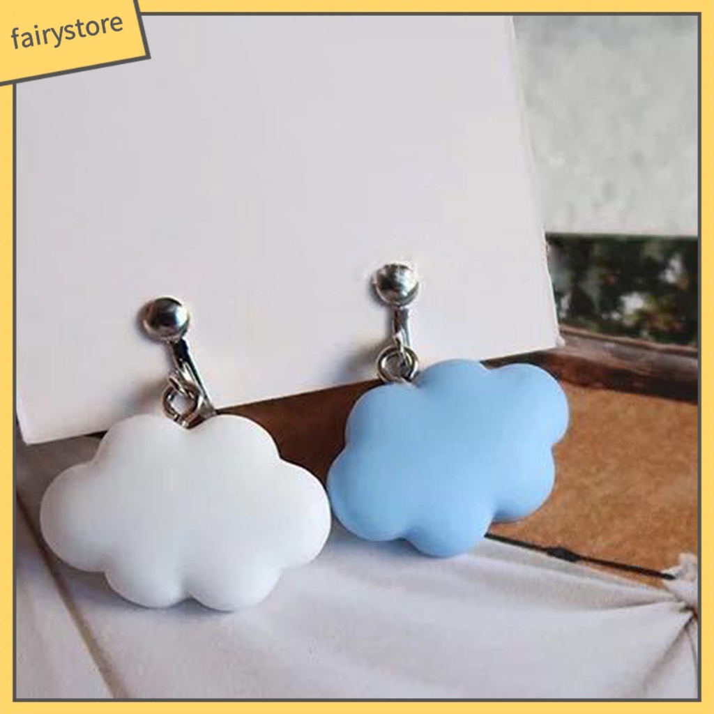 Hoa Tai Mặt Hình Đám Mây Đáng Yêu Cho Nữ