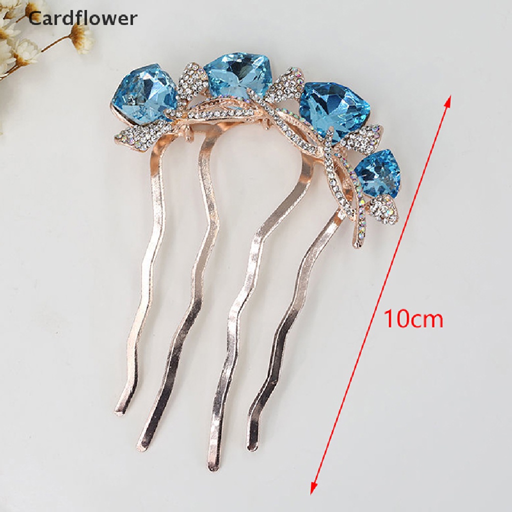 &lt; Cardflower &gt; Lược Cài Tóc Hình Hoa Cho Cô Dâu