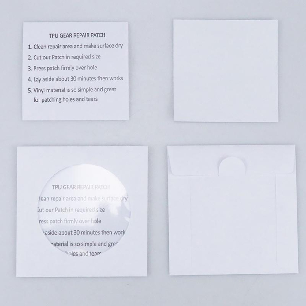 Miếng dán trong suốt dùng sửa chữa lều/hồ bơi bơm hơi tiện dụng