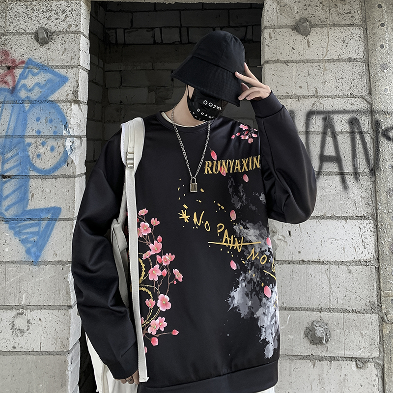 Áo Thun Hip Hop Tay Dài In Họa Tiết Graffiti Với 2 Màu Cá Tính Cho Nam S-Xxl | BigBuy360 - bigbuy360.vn