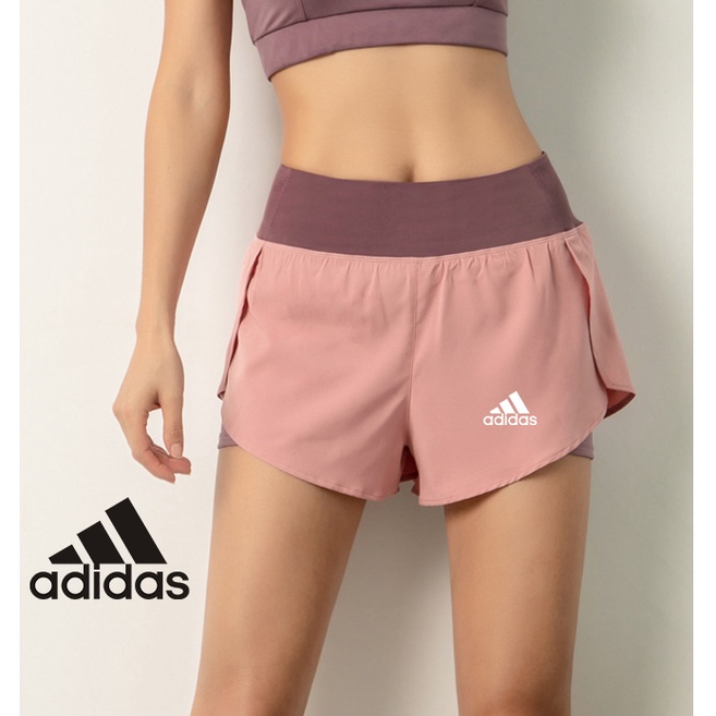 Adidas Quần Đùi Thể Thao Lưng Cao Có Túi Dành Cho Nữ
