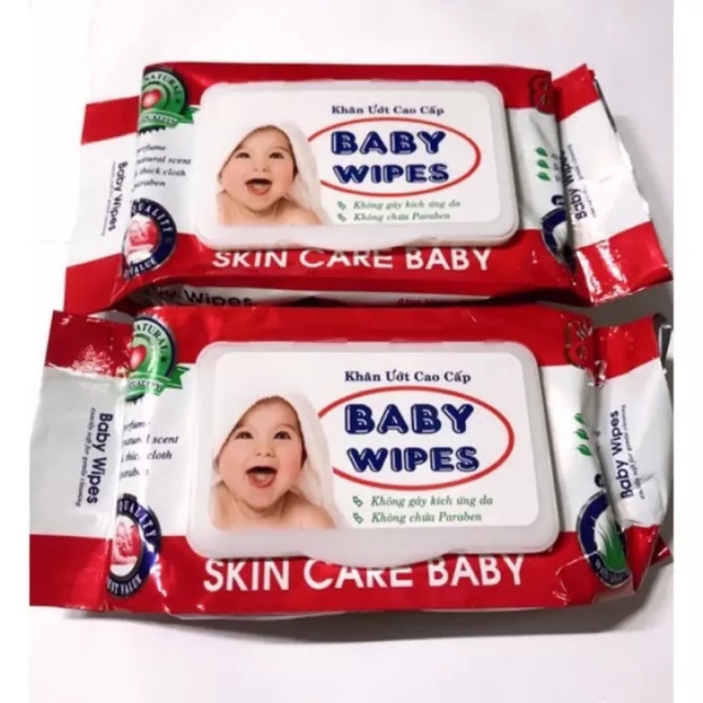 Combo 10 gói khăn ướt Baby Wipes 80g