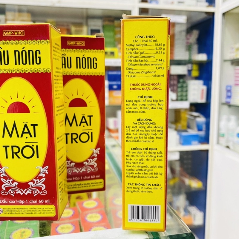 ✅ [Chính Hãng] Dầu nóng mặt trời - OPC - 60ml