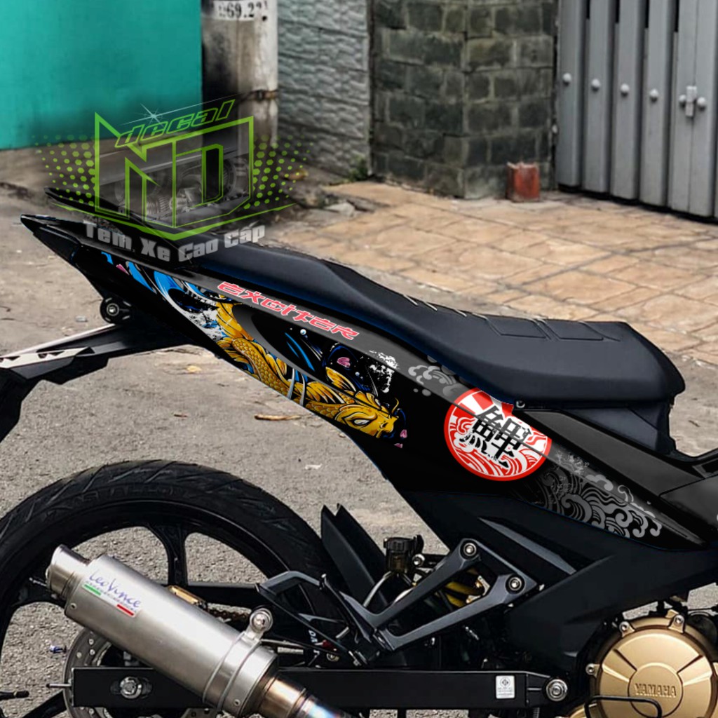 TEM CÁ CHÉP - EX 150 - 2019 - RỜI XE ĐEN - CỰC HOT 7/2020