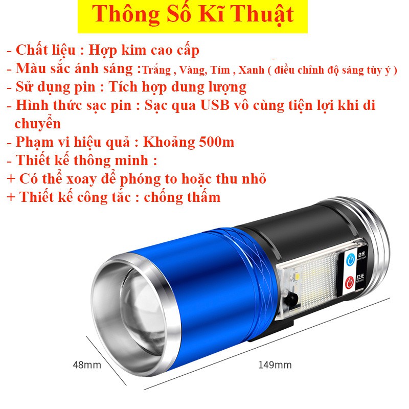 Đèn soi phao câu đài cảm ứng chuyên dùng câu cá ban đêm KK-22