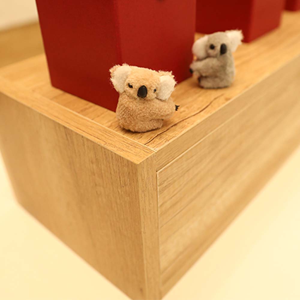 Kẹp Tóc Hình Gấu Koala Nhồi Bông Nhiều Màu Dễ Thương Cho Nữ