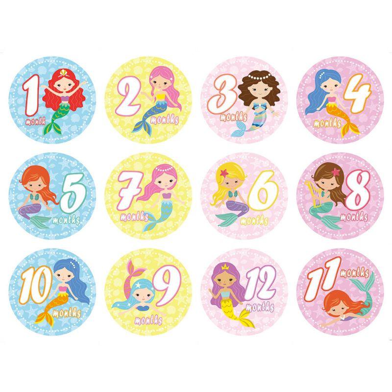 Bộ sticker đánh dấu sự trưởng thành của bé từ 1-12 tháng tuổi