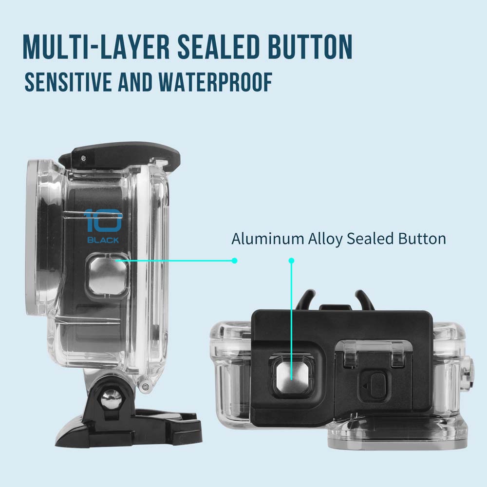 Vỏ Bảo Vệ Chống Thấm Nước 60m Cho gopro hero 12 11 10 9
