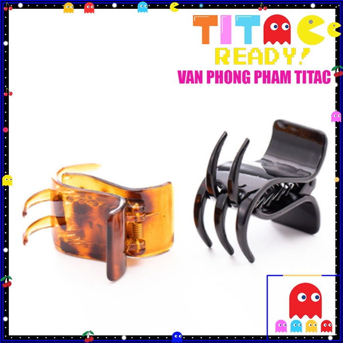 Kẹp tóc càng cua 5 răng tạo xoăn nhẹ phong cách Hàn Quốc