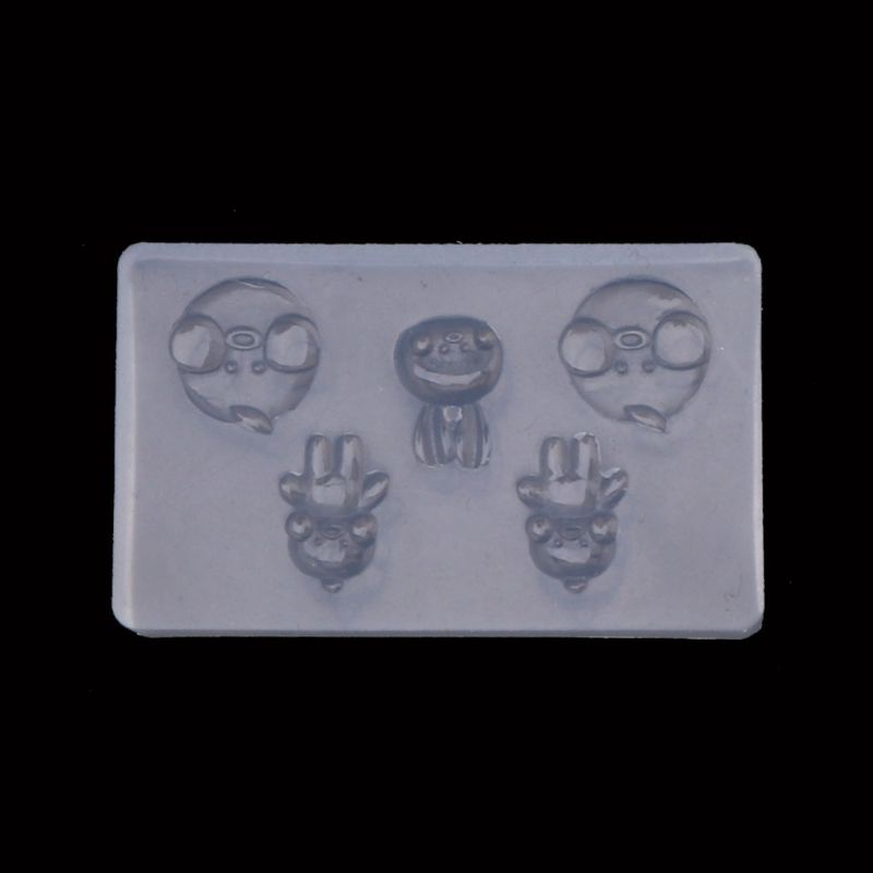 Khuôn Làm Đá Quý / Trang Trí Móng Tay Nghệ Thuật Hình Gấu / Nơ / Hoa Bằng Nhựa Resin Epoxy