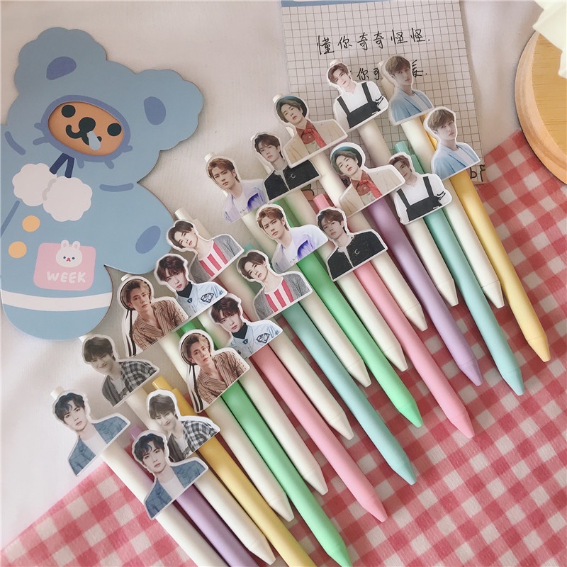 Bút bi Wang Yibo màu đen 0.5MM