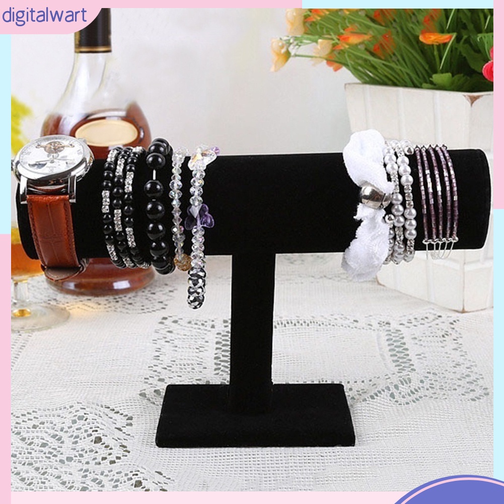 Giá Đỡ Trưng Bày Trang Sức Hình Chữ T Bằng Nhung