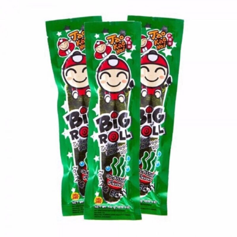 Rong biển cuộn Bigroll Tao Kae Noi Thái Lan hộp 12 gói | BigBuy360 - bigbuy360.vn