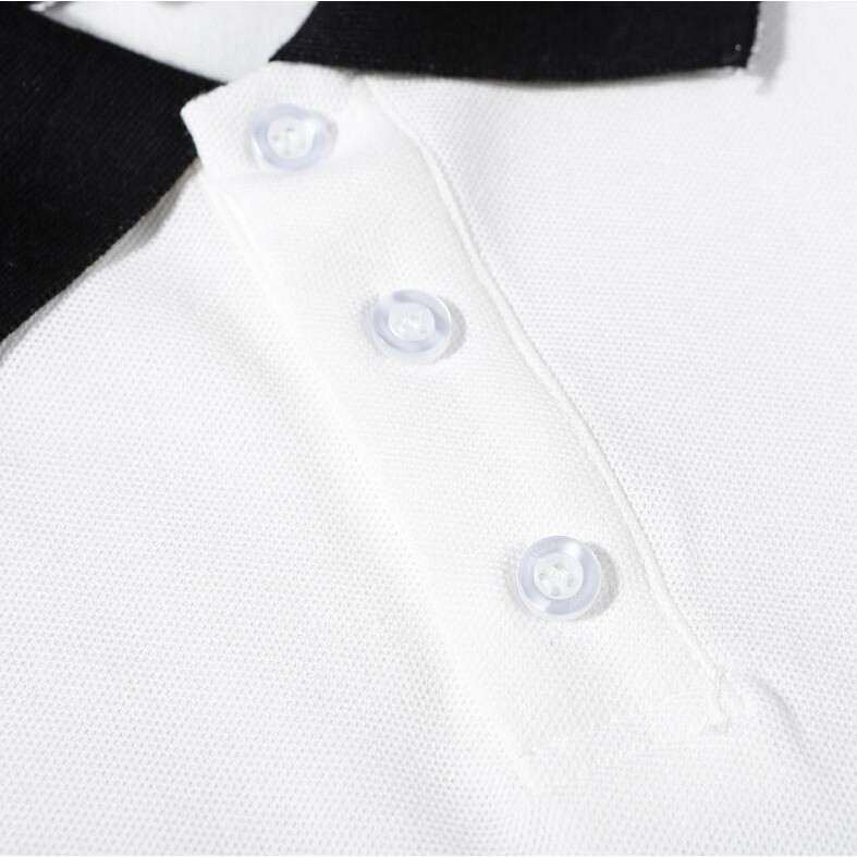 Áo Thun Cotton Ngắn Tay Cổ Tròn Thêu Họa Tiết Cổ Điển Unisex