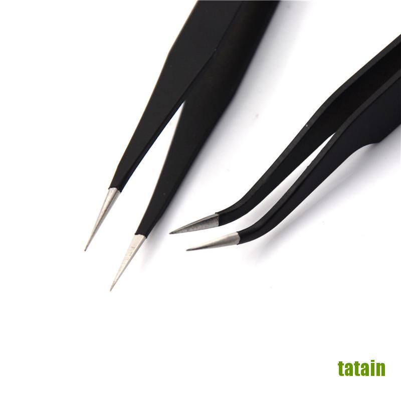 Set 2 Dụng Cụ Uốn Cong Chống Tĩnh Điện Màu Đen Thời Trang