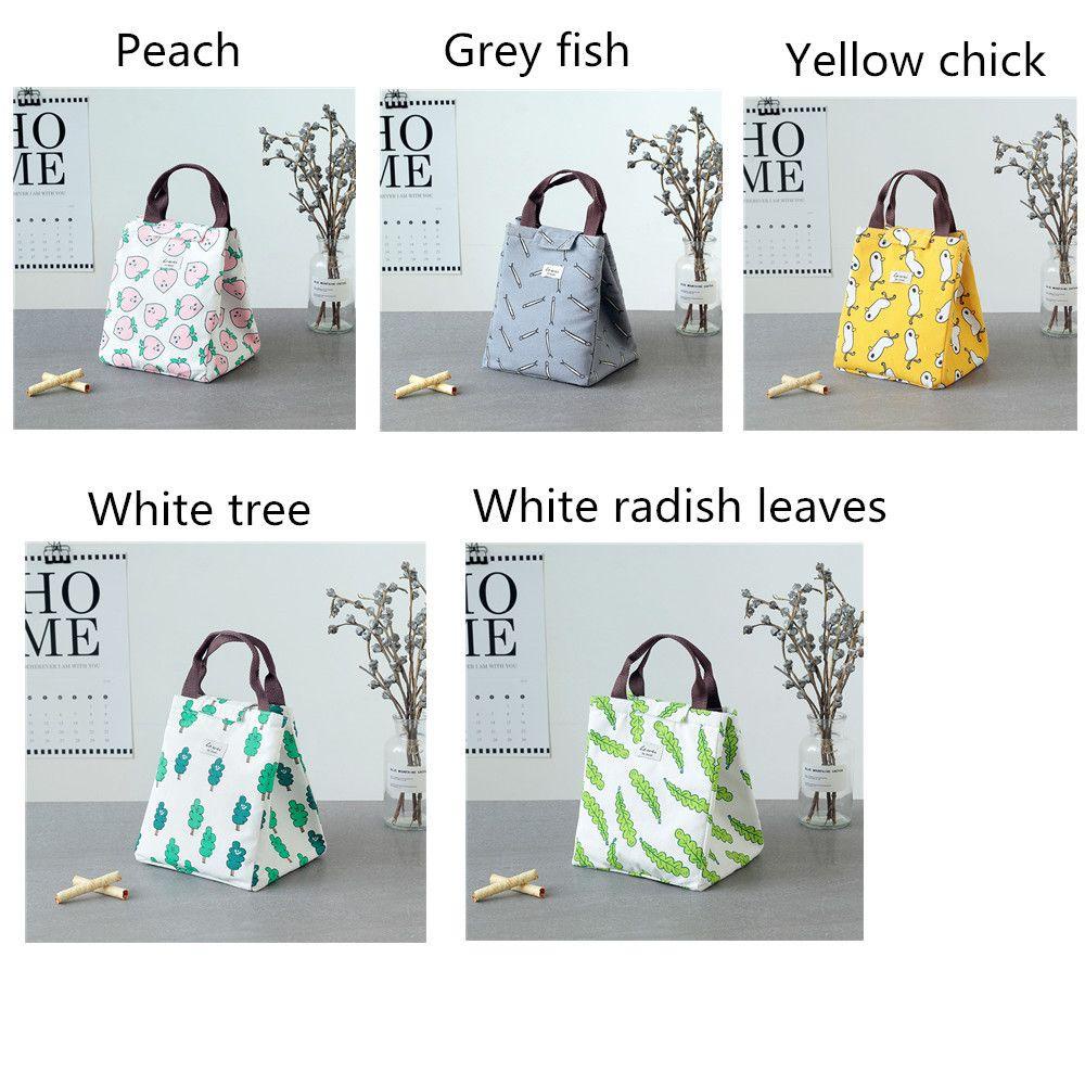 Túi Đựng Hộp Cơm Trưa Họa Tiết Hoạt Hình Dễ Thương