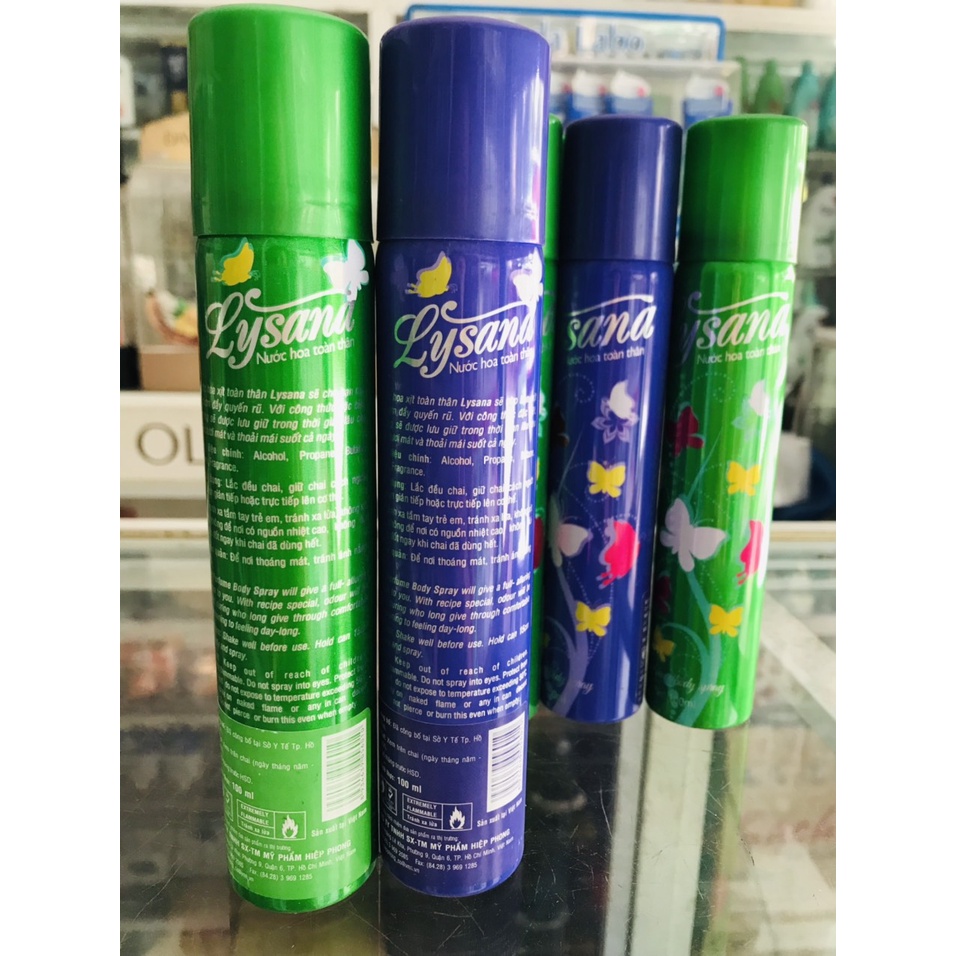 Nước hoa toàn thân Lysana 100ml