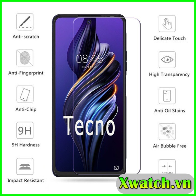 Cường Lực Bảo Vệ Màn Hình cho Tecno Camon 20 pro Pova 3 Pova 2 Pova 4/4 pro Pova  Neo trong suốt