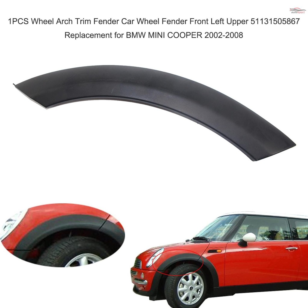 FENDER FENDER 1 Tấm Chắn Bùn Phía Trước Bên Trái 51131505867 Thay Thế Cho Bmw Mini Cooper 2002-2008