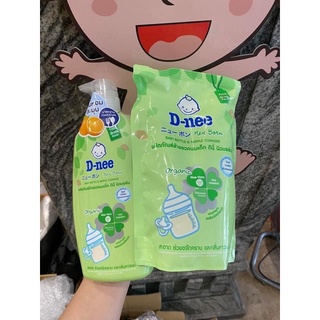 Nước rửa bình dạng túi D-nee organic 600ml