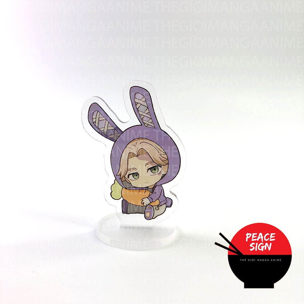 ( THỎ ) Standee mini TOKYO REVENGERS tượng acrylic anime mica chibi trang trí trưng bày mô hình