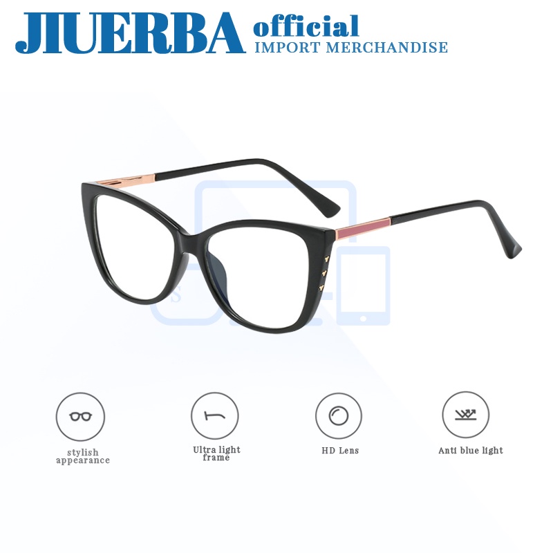 JIUERBA Mắt Kính Chống Tia Bức Xạ Và Ánh Sáng Xanh Thời Trang Cho Cả Nam Và Nữ