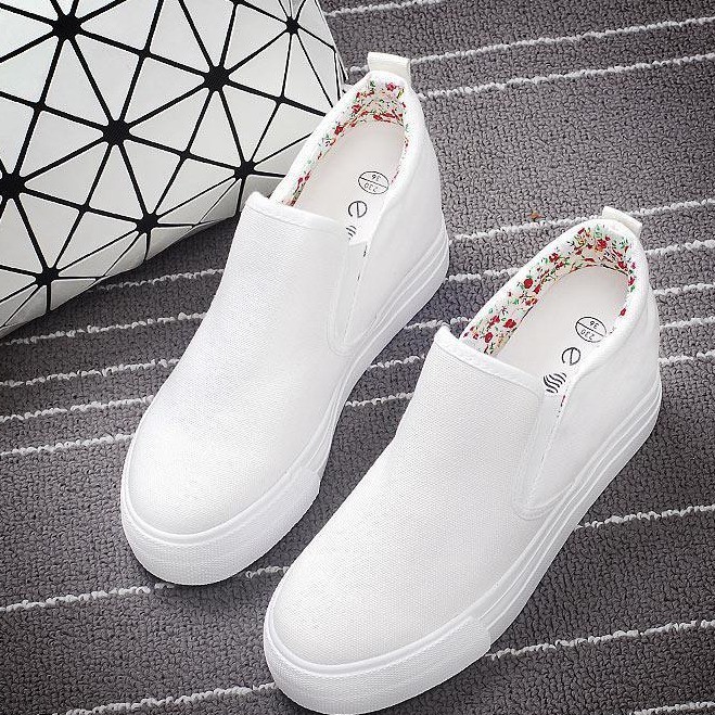 Giày Lười Vải Canvas Đế Dày Thiết Kế Xinh Xắn Cho Nữ | BigBuy360 - bigbuy360.vn
