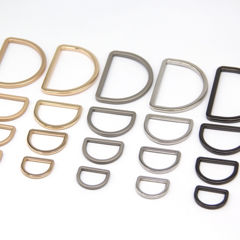 Vòng Khóa Hợp Kim Kẽm 20 / 25 / 30 / 35 / 40mm Tự Làm Túi Xách Da Tiện Dụng