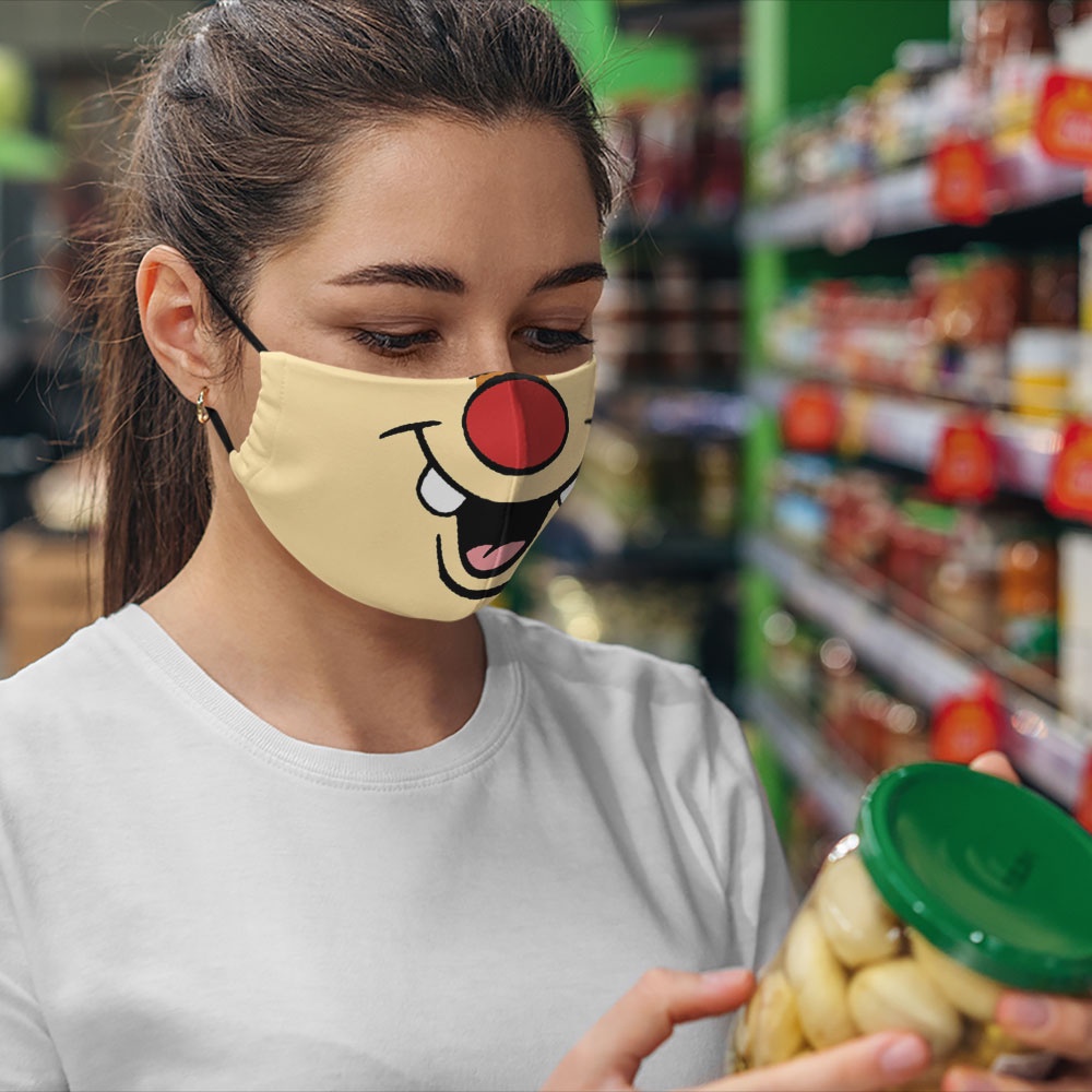 Khẩu trang thú cưng vui nhộn đáng yêu cho bé trẻ em hoạt hình Disney CARTWELL kháng khuẩn dây đeo mềm không đau tai dễ t