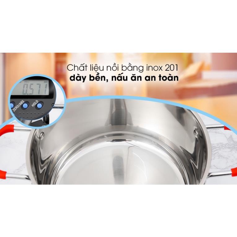 Bộ nồi xửng inox 5 đáy SUNHOUSE SHG507 cách nhiệt hiệu quả