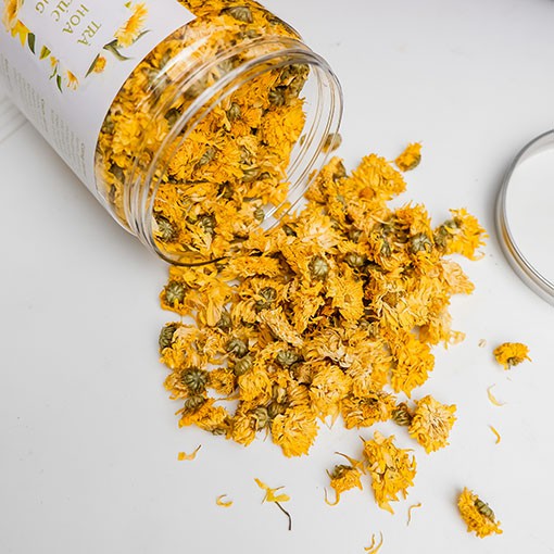 Trà Hoa Cúc Vàng Loại Hảo Hạng Thơm Ngon Hộp 100gr | BigBuy360 - bigbuy360.vn