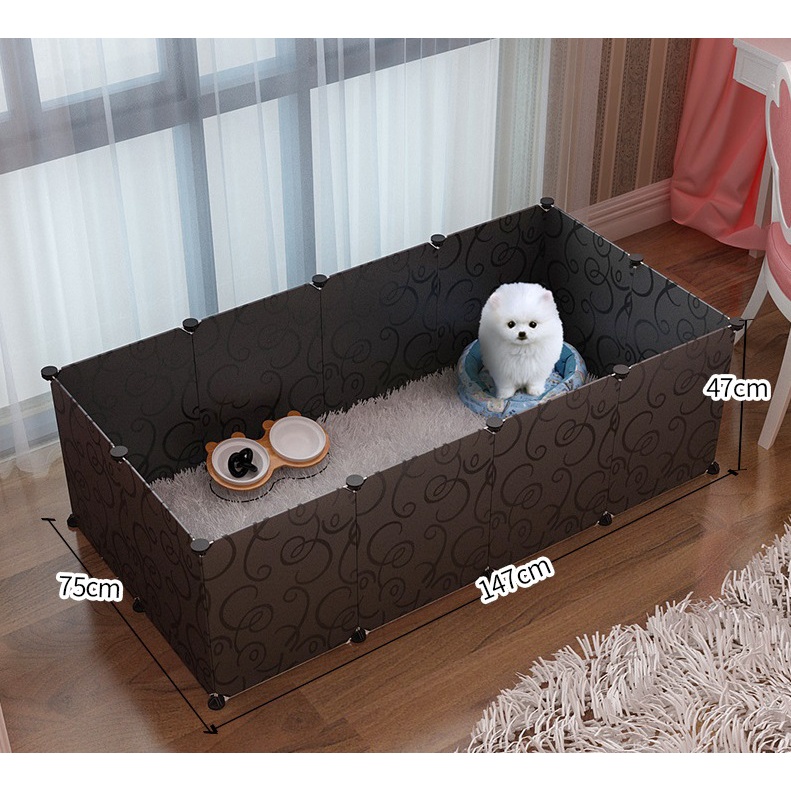 Combo chuồng quây nhựa cho chó mèo, Nhiều màu sắc lựa chọn