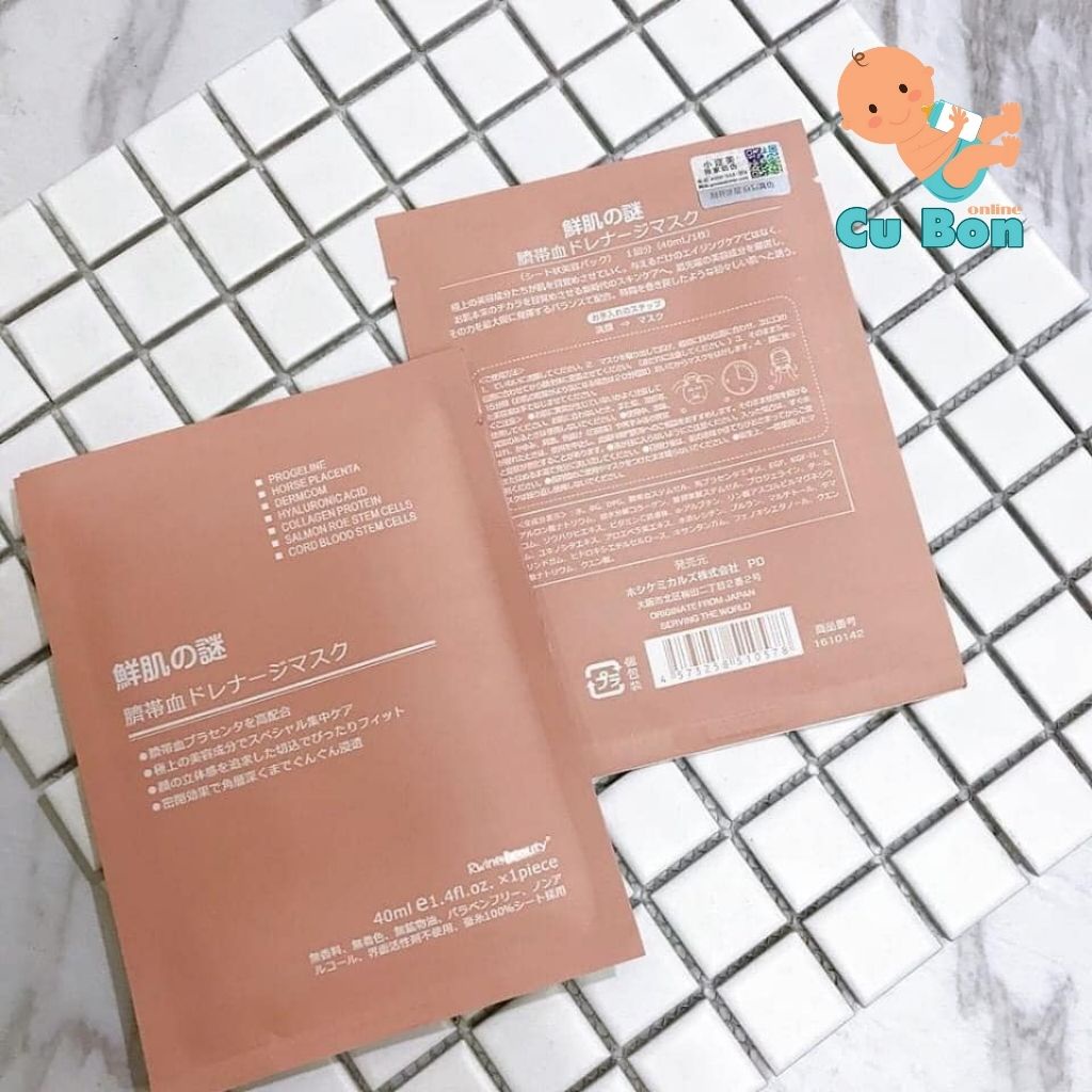 Mặt Nạ nhau thai cừu Tế Bào Gốc Nhau Thai Cuống Rốn Cừu dưỡng da, cung cấp độ ẩm, tái tạo collagen Rwine Beauty