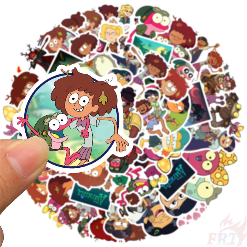 ❉ Hình Dán Amphibia Series 01 ❉ Bộ 50 Miếng Dán Chống Thấm Nước Thời Trang