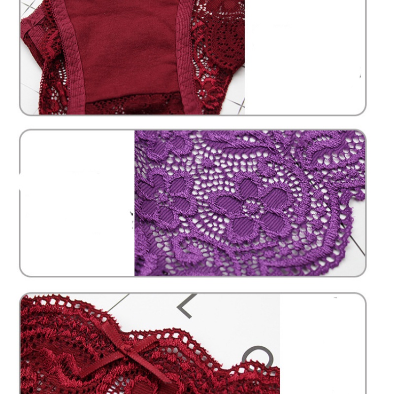 Quần Lót Ren Rỗng Thoáng Khí Nâng Mông 0Y8C